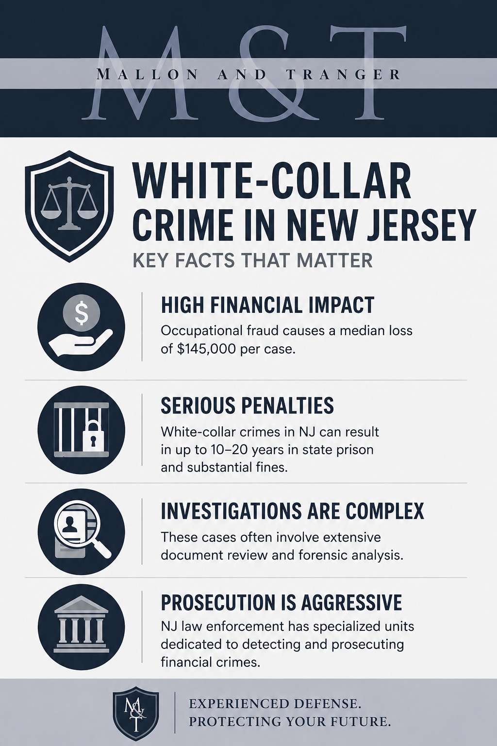 NJ White Collar Crime Infographic
